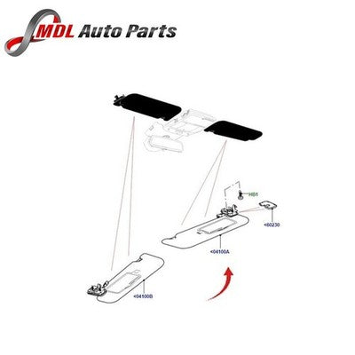 Land Rover Genuine Sunvisor - LR185678