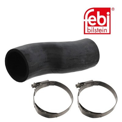 Febi 49096 Coolant Hose Black With Clamps Durable Standard High Performance