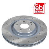 Febi 37516 Brake Disc Front Premium Fits Mercedes-Benz C-Class 2001 - 2007