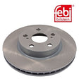 Febi 108496 Brake Disc Front High Performance Fits Toyota Prius 2003 - 2009