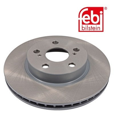 Febi 108496 Brake Disc Front High Performance Fits Toyota Prius 2003 - 2009