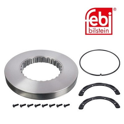 Febi 104673 Brake Disc Rear Axle Front Axle With Bolts And Screws Premium