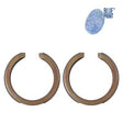 Blueprint ADG04129 Brake Shoes Rear Axle Fits Ssangyong Kyron 2005 - 2014