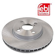 Febi 26185 Brake Disc Front High Performance Fits Toyota Corolla 2001 - 2007