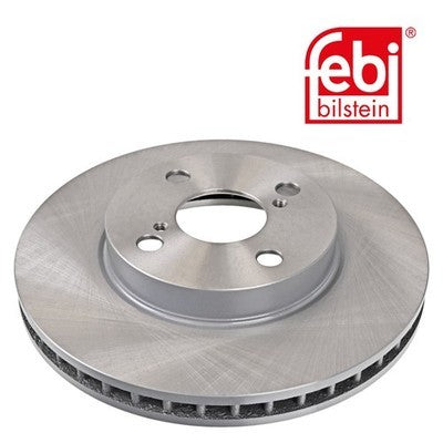 Febi 26185 Brake Disc Front High Performance Fits Toyota Corolla 2001 - 2007