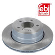 Febi 43894 Brake Disc Rear Axle Premium Fits BMW 5 Series 2007 - 2009