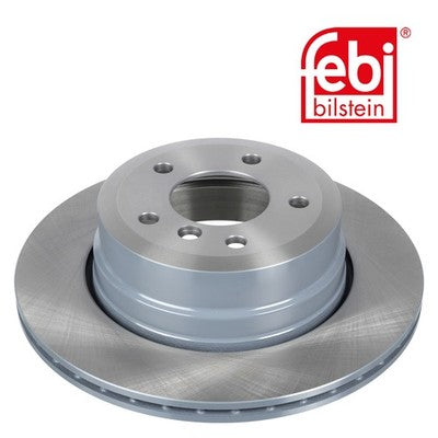 Febi 43894 Brake Disc Rear Axle Premium Fits BMW 5 Series 2007 - 2009