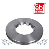 Febi 104292 Brake Disc Front Rear Axle With Fastening And Mounting Material