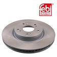 Febi 108477 Brake Disc Front High Performance Fits Honda Civic 2014 - 2016