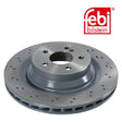 Febi 43897 Brake Disc Rear Premium Fits Mercedes-Benz E-Class 2002 - 2008