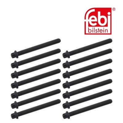 Febi 08245 Cylinder Head Bolt Set Male Torx Premium Fits BMW 3 Series 1999 - 00