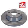 Febi 08553 Brake Disc Front Axle Standard Premium Fits Audi 80 1991 - 1994