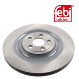 Febi 44137 Brake Disc Rear Axle Premium Fits Jaguar XJ 2009 - 2019