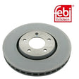 Febi 28171 Brake Disc Front High Performance Fits Chrysler Tacuma 1995 - 2001