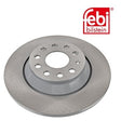 Febi 104496 Brake Disc Rear Premium High Performance Fits Audi Q3 2013 - 2018