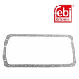 Febi 19187 Oil Pan Gasket Paper Premium Fits Peugeot 605 1994 - 1999