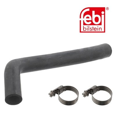 Febi 49102 Coolant Hose Black With Clamps Durable Standard High Performance