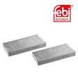 Febi 29189 Cabin Filter Set Premium High Performance Fits Honda CR-V 2006 - 2020
