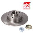 Febi 38307 Brake Disc Rear Axle Premium Fits Renault Megane 2013 - 2015