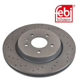 Febi 108196 Brake Disc Rear Axle Premium Fits Opel Astra 2012 - 2018