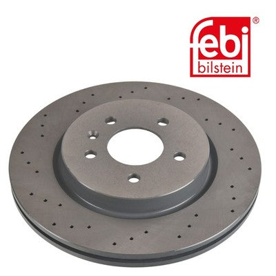 Febi 108196 Brake Disc Rear Axle Premium Fits Opel Astra 2012 - 2018
