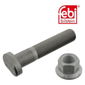 Febi 49028 Wheel Stud With Nut Spiral Bolt Zink Flake Coated Surface Premium