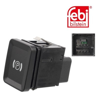 Febi 37606 Switch Plastic Black Premium Fits VW Passat CC 2010 - 2012