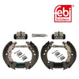 Febi 47162 Brake Shoe Set Rear Fits Renault Modus / Grand Modus 2011 - 2025