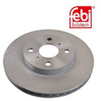 Febi 27942 Brake Disc Front High Performance Fits Toyota Yaris/Vitz 1999 - 2005