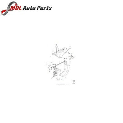 Land Rover Genuine Rediator Decal LR044448 DEFENDER 2007 - 2016