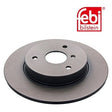 Febi 22345 Brake Disc Front High Performance Fits Smart Fortwo 2004 - 2007