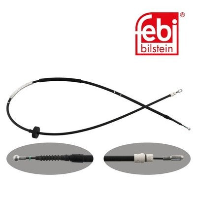 Febi 48304 Premium Brake Cable Left Rear High Performance Fits Audi A4 2001-04