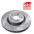 Febi 39188 Brake Disc Front Premium Fits Vauxhall Insignia 2013 - 2017
