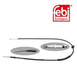 Febi 26466 Brake Cable Left Rear Durable Fits Mercedes-Benz E-Class 2003-2009
