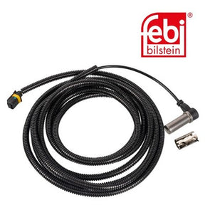Febi 170591 ABS Sensor Front Axle Left With Bush Grease Sleeve High Performance