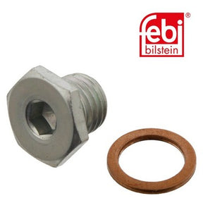 Febi 30968 Oil Drain Plug Steel Zinc-Coated Fits Renault Trafic 2014 - 2025
