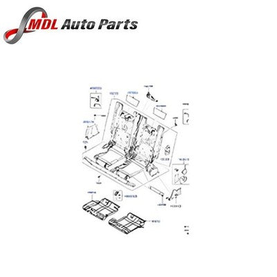Land Rover Genuine Rear Seat Reclining LR159409 DISCOVERY 5 2017