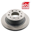 Febi 43988 Brake Disc Rear High Performance Fits Fiat Ducato 2011 - 2024