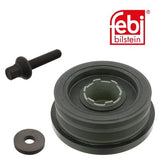 Febi 34166 TVD Pulley Steel Elastomer High Quality Fits BMW 3 Series 2001 - 2005