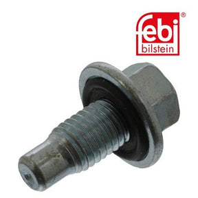 Febi 48881 Oil Drain Plug Steel Male Hex Fits Chevrolet Corvette 2008 - 2010