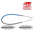 Febi 101816 Brake Cable Left Rear Right Durable Fits Renault Twingo 2001-2007