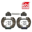Febi 37502 Brake Shoe Set Rear High Performance Fits Citroen AX 1991 - 1992