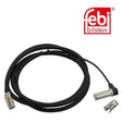 Febi 102457 ABS Sensor Rear Axle Front Axle Left With Bush High Performance