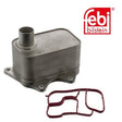 Febi 100856 Oil Cooler Aluminium Premium High Quality Fits Audi A5 2013 - 2014