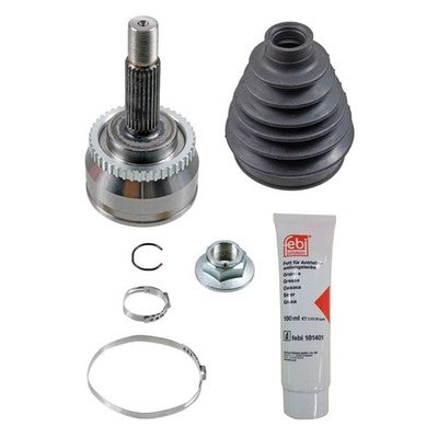 Febi 188723 Drive Shaft Joint Kit Wheel Side With Nut Fits Volvo S40 1999 - 2003