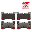 Febi 16842 Brake Pad Set Rear Premium High Performance Fits Audi Q7 2011 - 2015