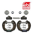 Febi 37494 Brake Shoe Set Rear High Performance Fits Citroen Xsara 1998 - 2005