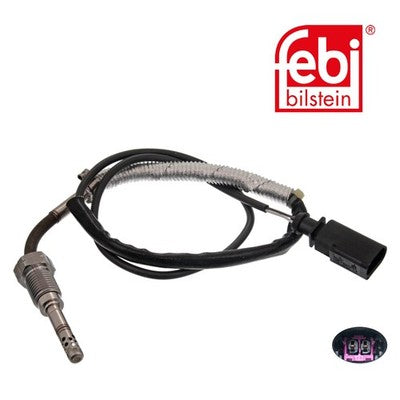 Febi 49280 Exhaust Gas Temperature Sensor Premium Fits VW Polo 2001 - 2009
