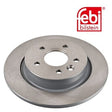 Febi 105714 Brake Disc Rear High Performance Fits Volvo V40 2014 - 2019