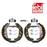 Febi 38750 Brake Shoe Set Rear High Performance Fits Fiat Doblo 2013 - 2023